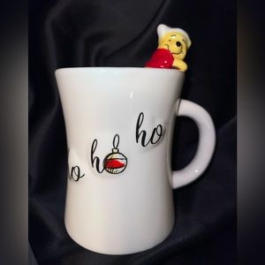 NEW Disney Winnie the Pooh “Hohoho” Santa Hat Mug